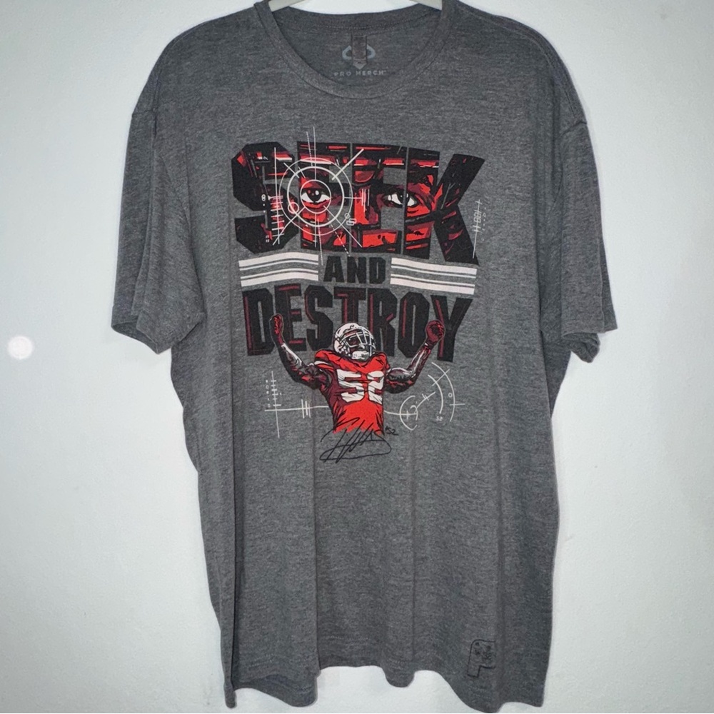 Rare NFL Mens San Francisco 49er Patrick Willis Shirt XL HOF Vintage collectible